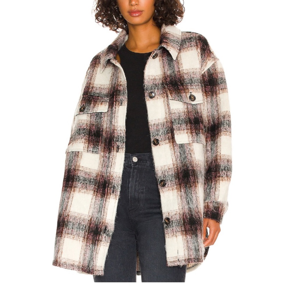 Plaid Sanctuary jacket from Revolve